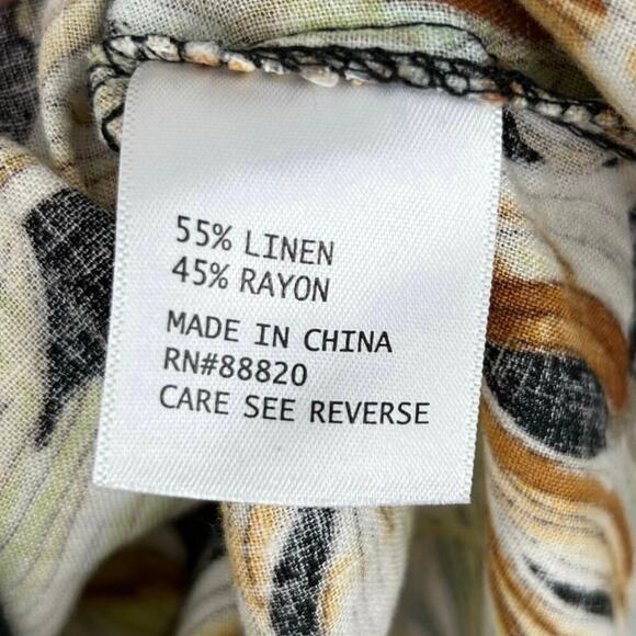 Panama Jack Tropical Resort Button Up Shirt Vacation Beachy Size S - Picture 5 of 6